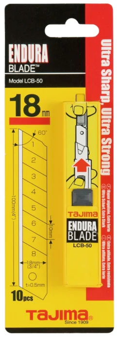 Tajima Endura Blade Dispenser 18mm Pack Of 10