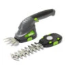 Handy GSS Cordless 3.6v Compact Hedge Trimmer Shrub Shear & Grass Blades With Battery