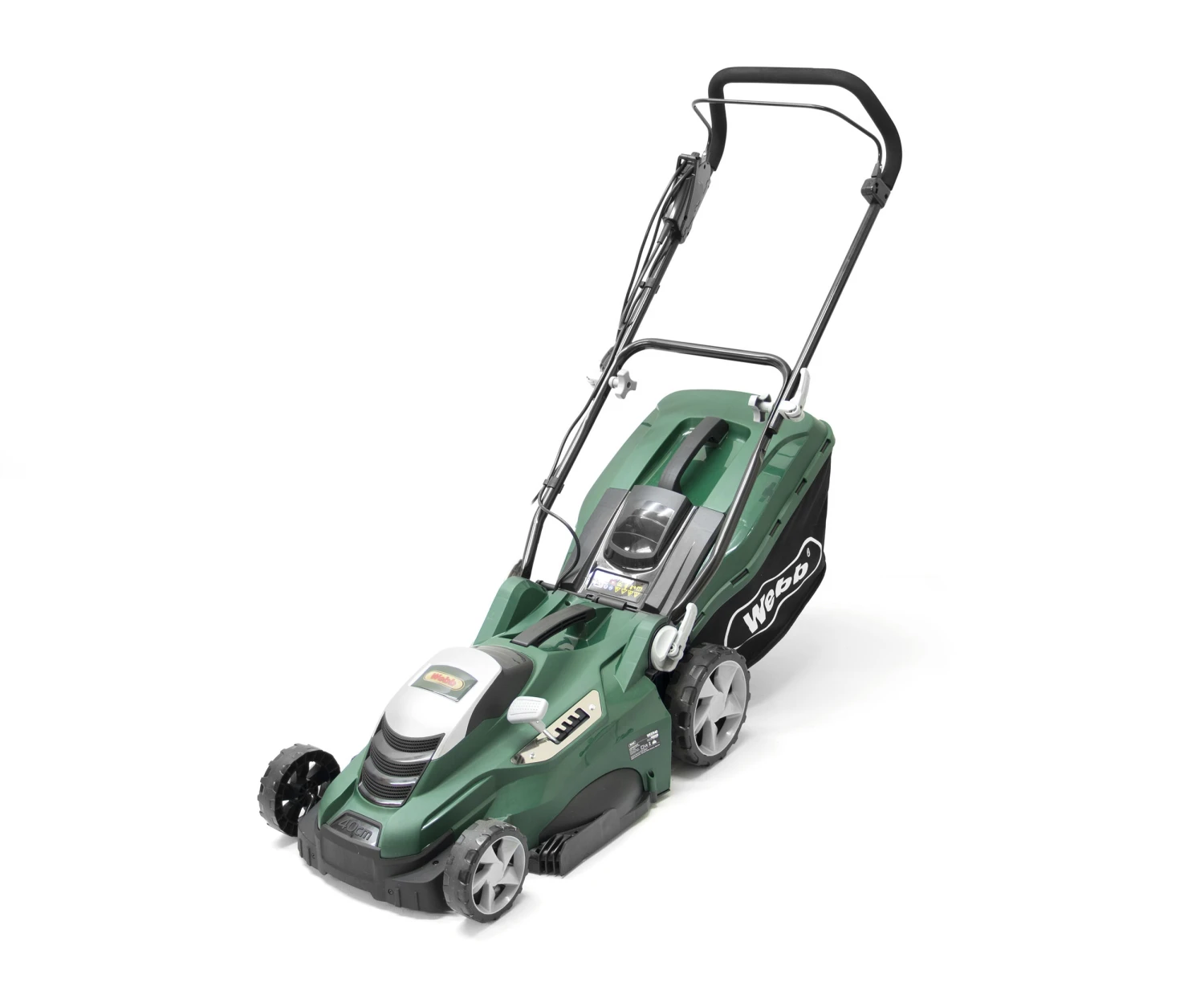 Webb ER40 Classic Electric Push Rotary Lawn Mower 40cm/16in 240v 2 Webb ER40 Classic Electric Push Rotary Lawn Mower 40cm/16in 240v - Image 2