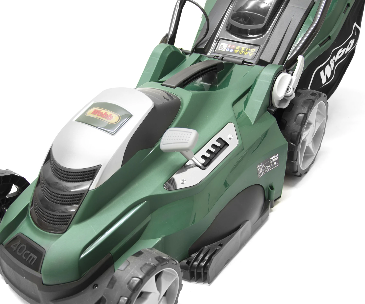 Webb ER40 Classic Electric Push Rotary Lawn Mower 40cm/16in 240v 4 Webb ER40 Classic Electric Push Rotary Lawn Mower 40cm/16in 240v - Image 4