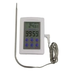 Digital Thermometer (-55 To 148.8 Degrees C) C/w Stainless Steel Probe