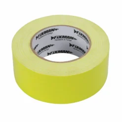 Fixman Heavy Duty Duct Tape Hi-Vis Yellow 50mm X 50 Metres