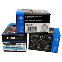 ForgeFix TechFast Bonded EPDM Sealing Washer Box Of 100 (Various Sizes) 6 ForgeFix TechFast Bonded EPDM Sealing Washer Box Of 100 (Various Sizes) -Household Tools fortfw1655 3