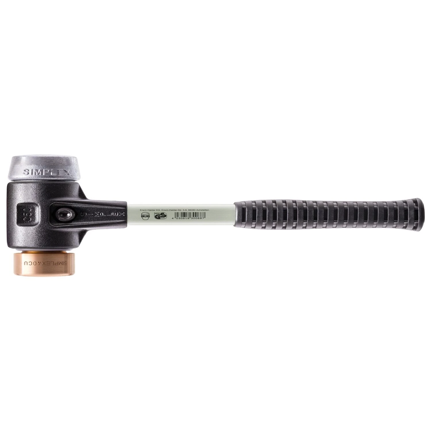 Halder Simplex Soft Head Mallet Hammer With Cast Steel Housing (30mm Or 40mm) 1 Halder Simplex Soft Head Mallet Hammer With Cast Steel Housing (30mm Or 40mm)