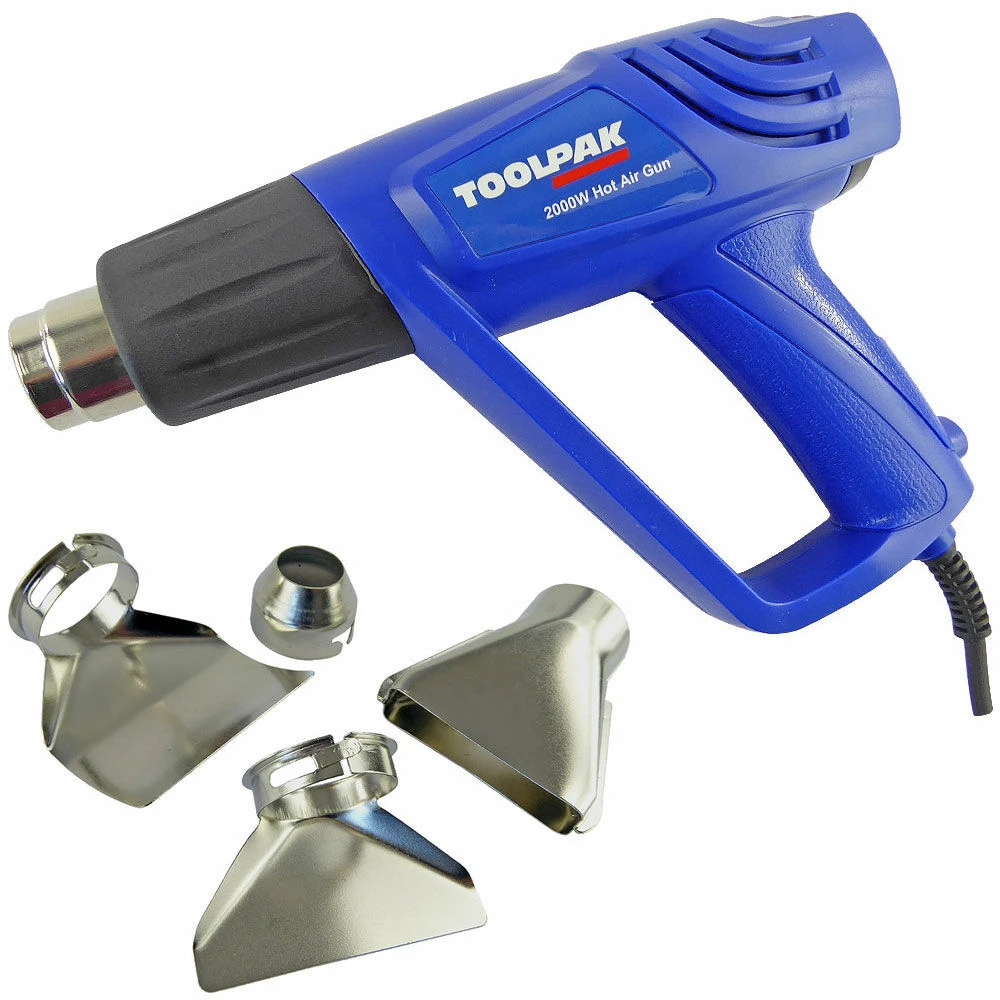Toolpak Hot Air Heat Gun Electric 2000w 240v 2 Toolpak Hot Air Heat Gun Electric 2000w 240v - Image 2