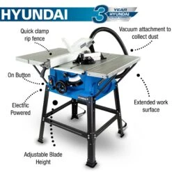 Hyundai HYTS1800E 1800w Electric Table Saw 30cm/10in 240v 11 Hyundai HYTS1800E 1800w Electric Table Saw 30cm/10in 240v -Household Tools hyst1800e infographic 91769