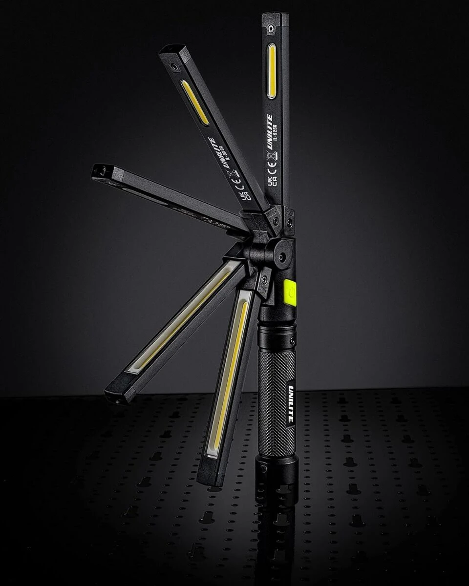 Unilite IL-925R LED Rechargeable Folding Inspection Work Light 925 Lumens 4 Unilite IL-925R LED Rechargeable Folding Inspection Work Light 925 Lumens - Image 4