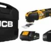 JCB Cordless 18v Multi-Tool With 2x 2.0Ah Li-Ion Batts & Case