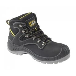 JCB BACKHOE Safety Work Boots Black (Sizes 4-12)
