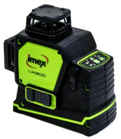 Imex LX3DG Self-Levelling Cross Multi-Line Green Laser Level 80m