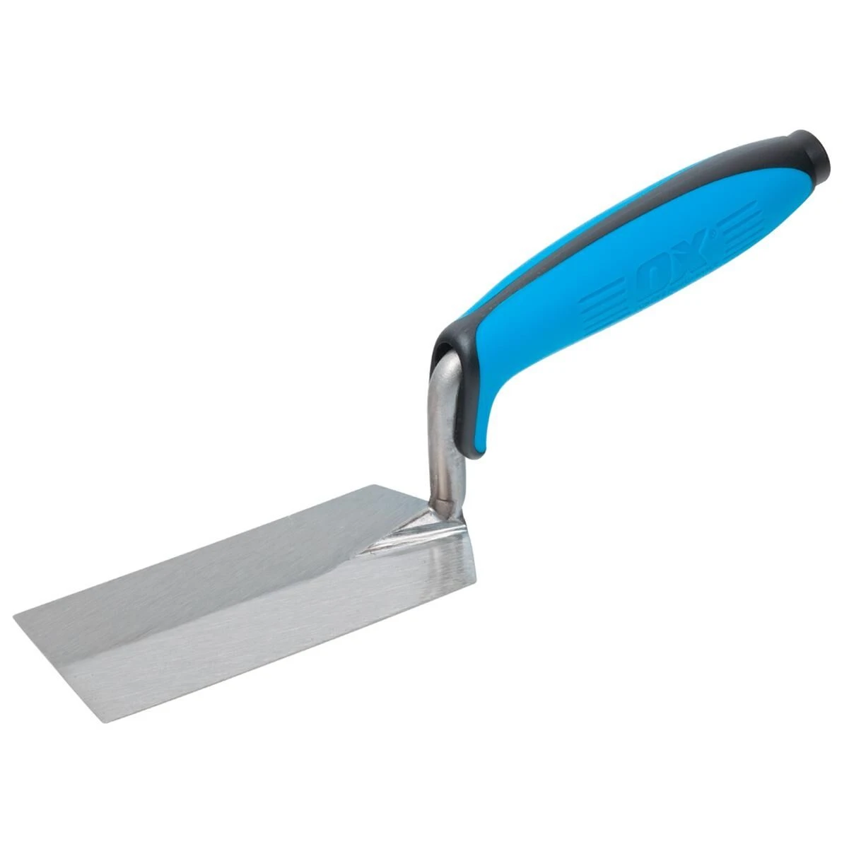 OX Pro Plasterers Margin Trowel With Duragrip Handle Carbon Steel - 125 X 50mm 1 OX Pro Plasterers Margin Trowel With Duragrip Handle Carbon Steel - 125 X 50mm