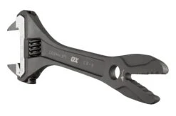 OX Pro Slim-Jaw Series Soft Grip Adjustable Wrench - 200mm -Household Tools ox p560208 2
