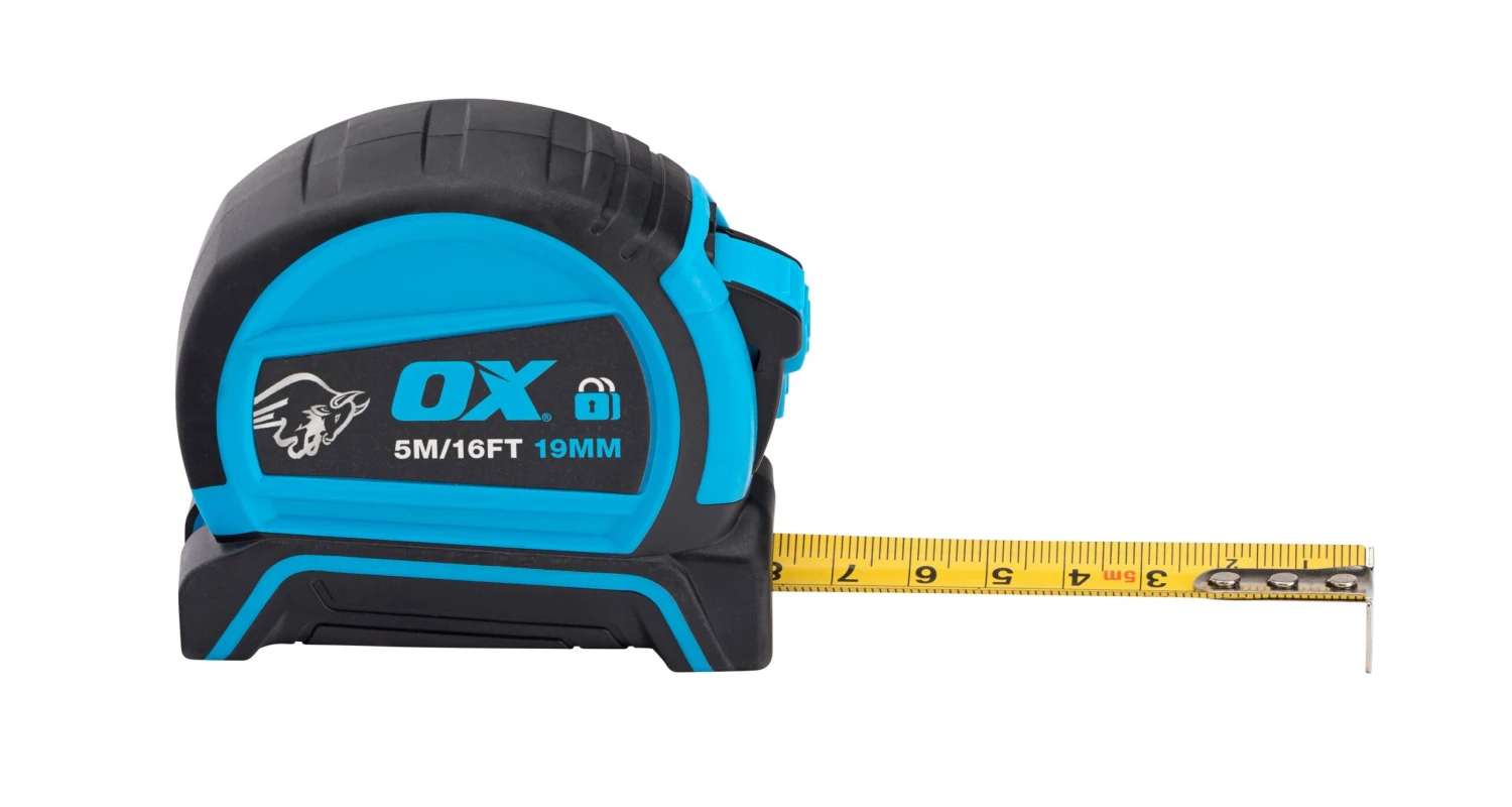 Ox Pro Dual Auto Lock Tape Measure Twin Pack (5m Or 8m) 2 Ox Pro Dual Auto Lock Tape Measure Twin Pack (5m Or 8m) - Image 2