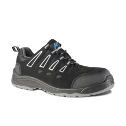 ProMan PM4040 Bridgeport Safety Work Trainer Shoes Black/Grey (Sizes 3-15)
