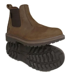 Scruffs Raw Dealer Safety Work Boots Brown (Sizes 7-12) -Household Tools raw side bottom view