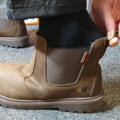 Scruffs Raw Dealer Safety Work Boots Brown (Sizes 7-12) -Household Tools raw slip on