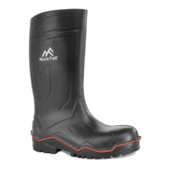 Rock Fall RF270 Excavate Safety Wellington Work Boots Black (Sizes 3-14)