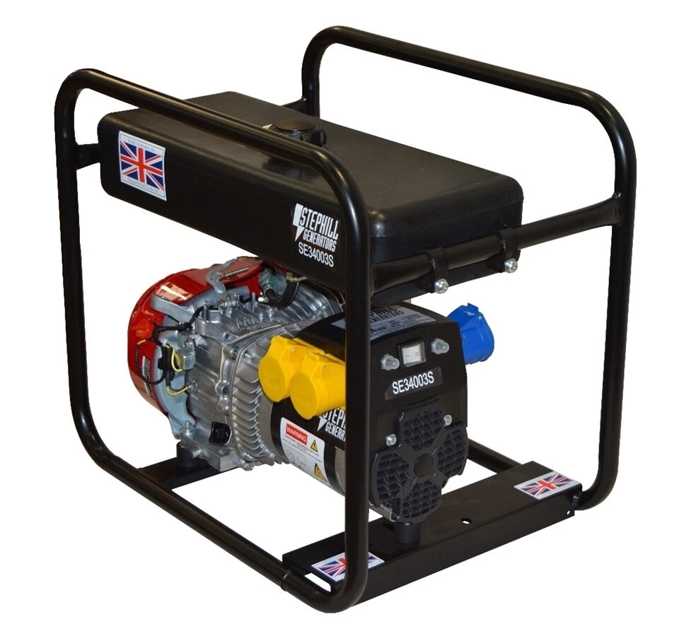 Stephill SE34003SLR Honda Petrol Generator With Long Run Tank 2.7kW/3.4kVA 2 Stephill SE34003SLR Honda Petrol Generator With Long Run Tank 2.7kW/3.4kVA - Image 2