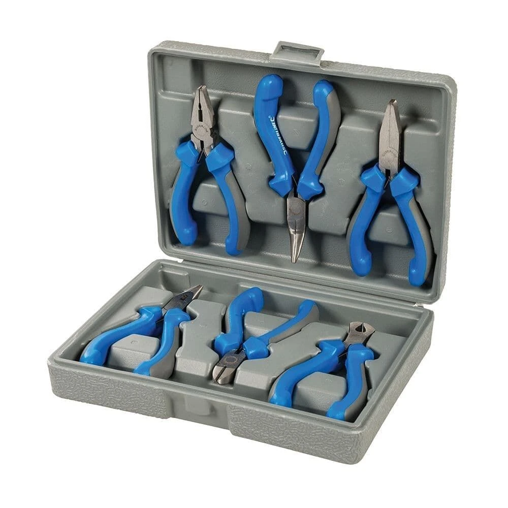 Silverline Mini Pliers Set 6 Piece 1 Silverline Mini Pliers Set 6 Piece