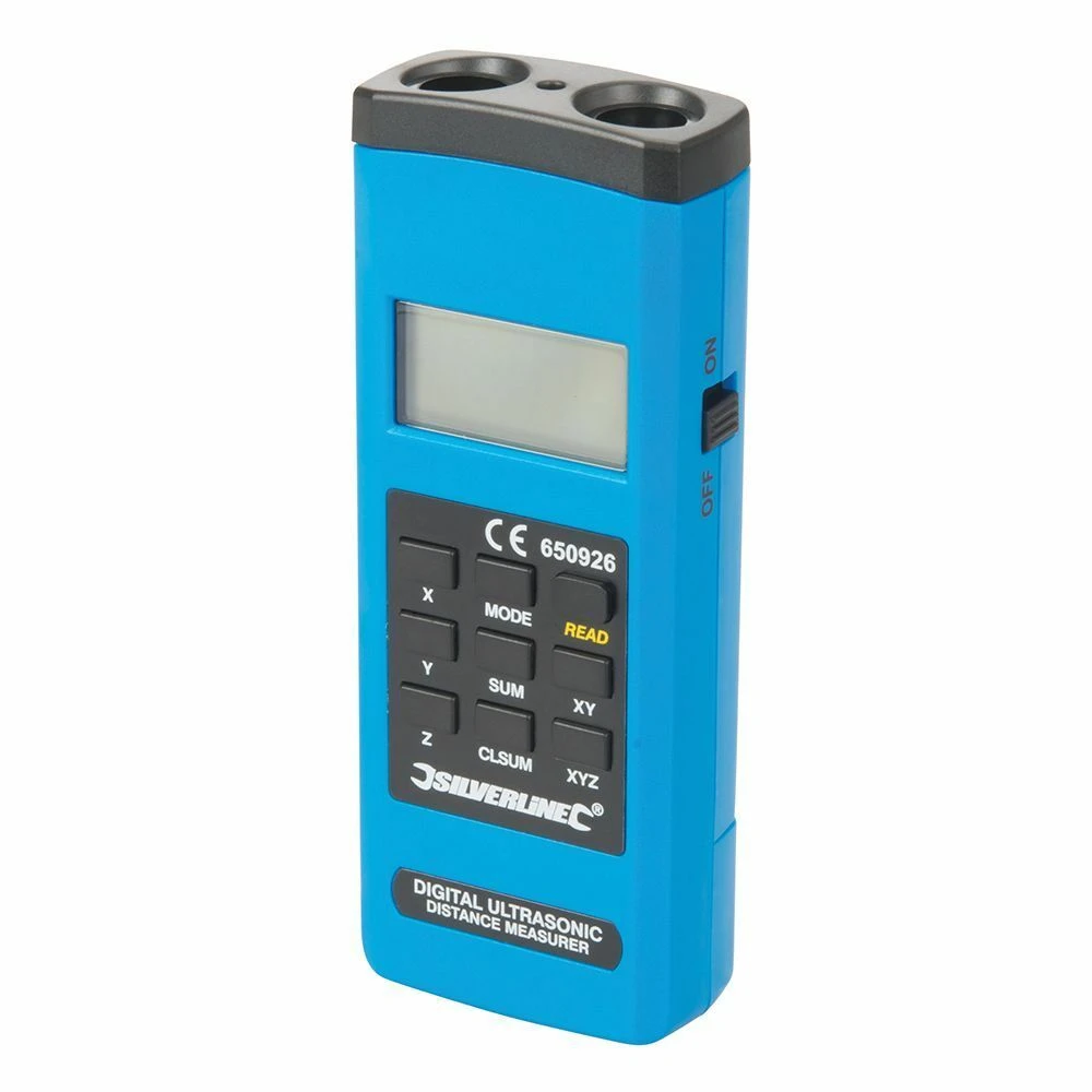 Silverline Digital Laser Range Measure Distance Finder 1 Silverline Digital Laser Range Measure Distance Finder
