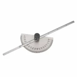 Silverline Engineers Protractor With Depth Gauge Scale