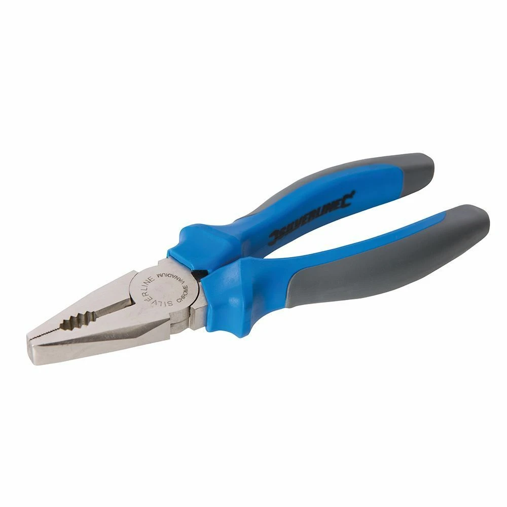 Silverline Expert Combination Pliers 180mm 1 Silverline Expert Combination Pliers 180mm
