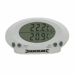 Silverline Indoor/Outdoor Thermometer -Household Tools silverline indoor outdoor thermometer 4 38286 p
