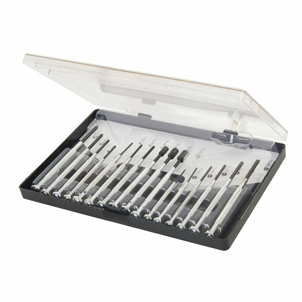 Silverline Jewellers Precision Screwdriver Set 16 Piece 1 Silverline Jewellers Precision Screwdriver Set 16 Piece