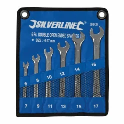 Silverline Open-Ended Spanner Set 6 Piece (6-17mm)