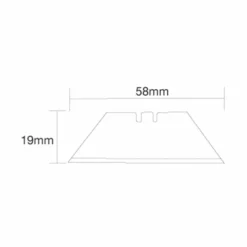 Silverline Snap-Proof Replacement Utility Knife Blades Pack Of 10 -Household Tools silverline snap proof replacement utility knife blades pack of 10 3 38399 p