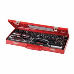 Silverline Socket Wrench Set 1/2in Drive Metric/AF 42 Piece