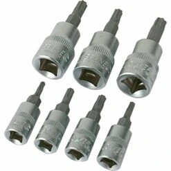 Silverline Torx Socket Set 1/4in & 3/8in Drive 7 Piece -Household Tools silverline torx socket set 1 4in 3 8in drive 7 piece 2 40525 p