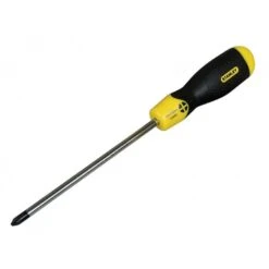 Stanley Cushion Grip Pozidriv Tip Screwdriver (Various Sizes)