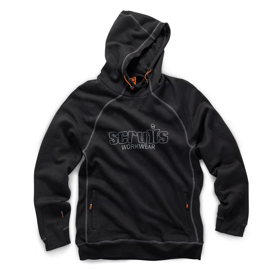 Scruffs Trade Work Hoodie Black Men's Hooded Jumper (Sizes S-2XL) 1 Scruffs Trade Work Hoodie Black Men's Hooded Jumper (Sizes S-2XL)