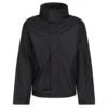 Regatta Professional Eco Dover Waterproof Coat Jacket Black/Grey (Sizes XS-4XL)